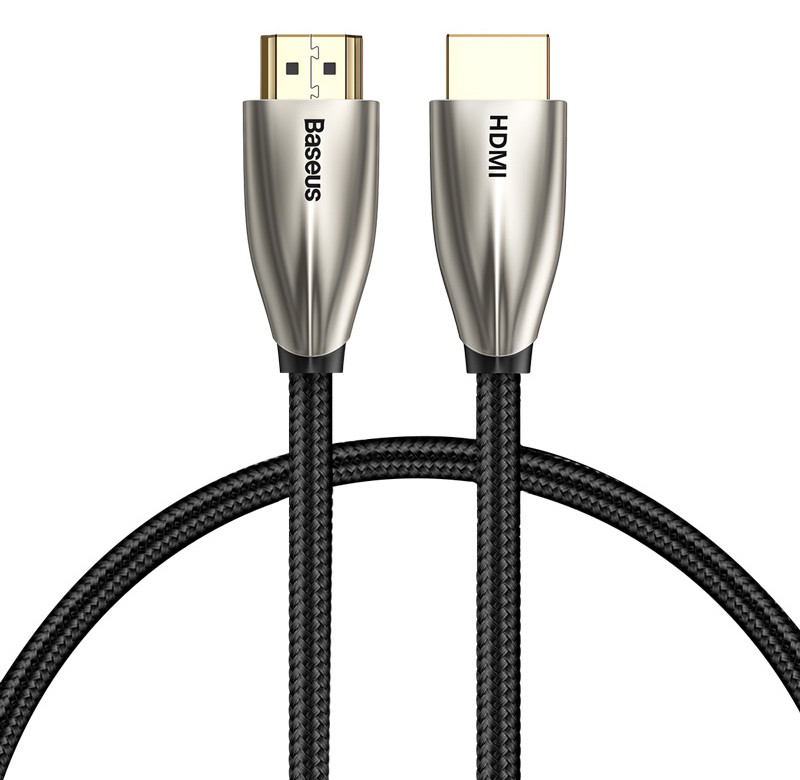 Кабель (перехідник) Baseus HDMI - HDMI 4K Horizontal 3 м Золотистий (CADSP-C01)