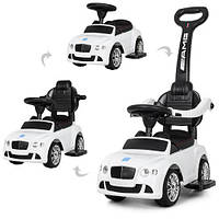 Дитяча машинка каталка толокар Bambi M 3901L-1, білий