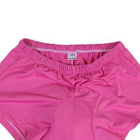 Велосипедні труси-шорти X-Tiger XM-DNK-16701 Pink 3XL з гелевим 3D-памперсом 3 шт., фото 6