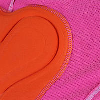 Велосипедні труси-шорти X-Tiger XM-DNK-16701 Pink 3XL з гелевим 3D-памперсом 3 шт., фото 9