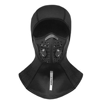 Балаклава X-Tiger XM-ZPMZ-LF7551 Black 2-клапани лижна, мото, велосипедна