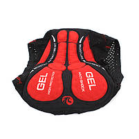 Велосипедні труси-шорти X-Tiger XM-DNK-168 Red S з гелевим 5D памперсом 13 шт., фото 4