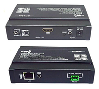 03-03-235. HDMI EXTENDER: приймач (RX) + loopout HDMI + Bi-directional IR + RS232 + Audio, over IP, HSV896PoE