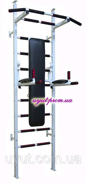 Шведська стінка спортивна «Fitness Pro ТМ Затишок Спорт» (White) БЕЗПЛАТНА ДОСТАВКА