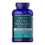 Вітаміни і мінерали для жінок Ultra Woman 50 Daily Plus Multi Timed Release 120 таблеток, фото 3