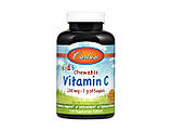 Вітамін С для дітей Carlson Labs kid's Chewable Vitamin C 250 мг 120 таблеток, фото 3