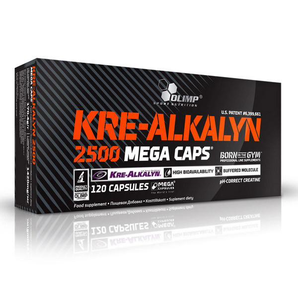 Буферний креатин моногідрат Кре-алкалін Olimp Kre-Alkalyn 2500 мг 120 капс