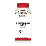 Для суглобів 21st Century Glucosamine Relief 1000 mg 120 таб, фото 3