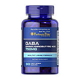 Gaba Гамма-аміномасляна кислота Puritan's Pride GABA 750 mg 90 капсул, фото 5