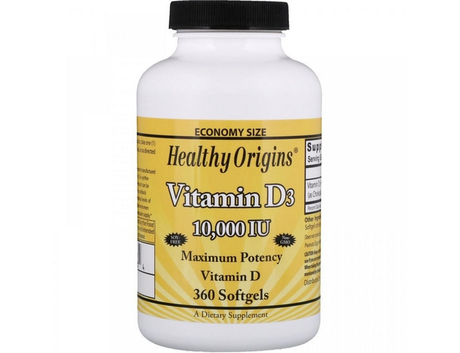 Vitamin D3 10000 IU 360 softgels