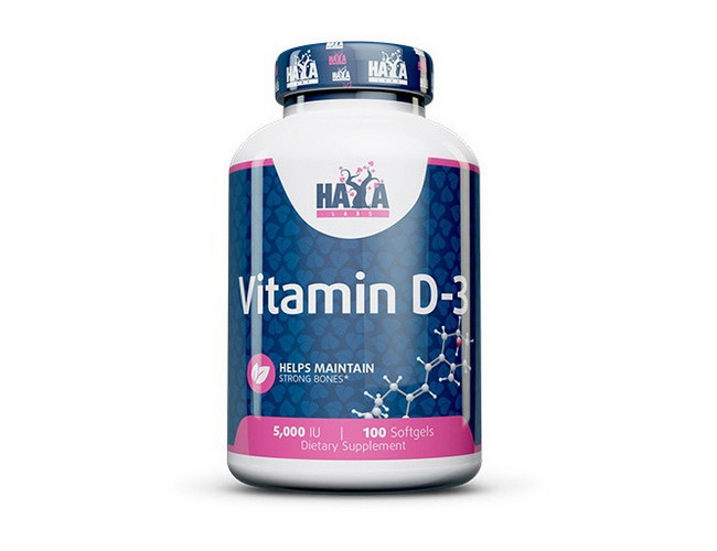 Вітамін Д Haya Labs Vitamin D-3 5000 iu 100 гел капс