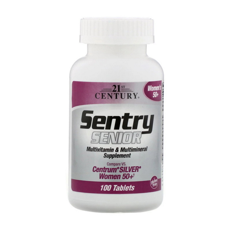 Вітаміни для жінок 21st Century Sentry Senior women's 50+ 100 таб