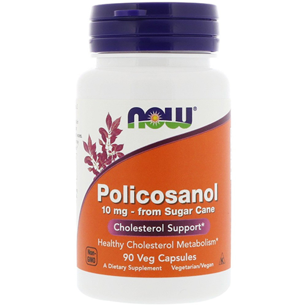 Полікозанол NOW Foods Policosanol 10 мг 90 капсул