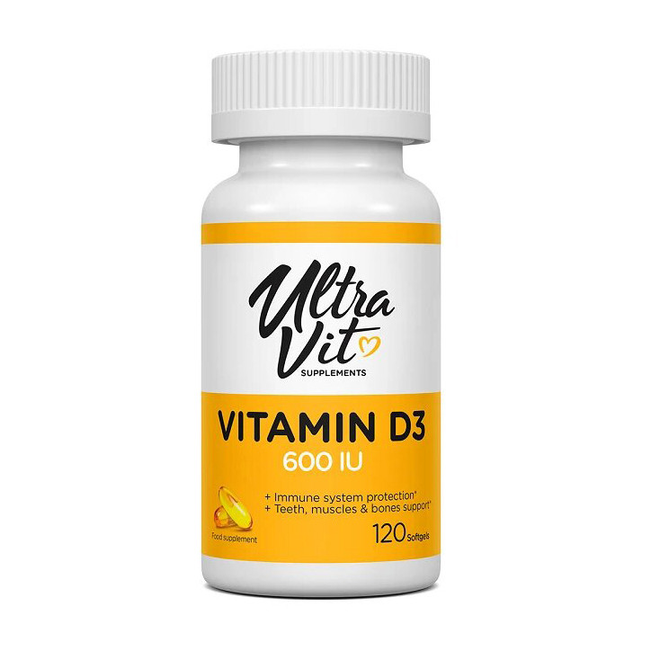 Вітамін Д3 VP Lab Vitamin D3 600 IU 120 капс гел