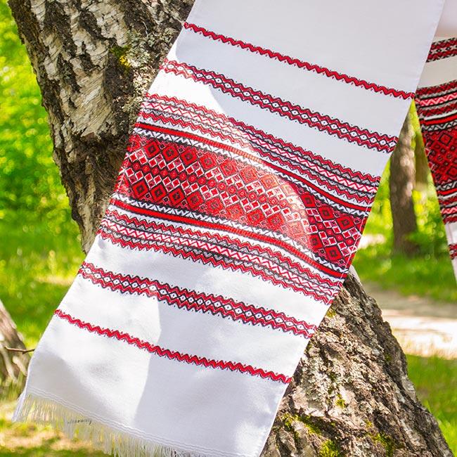 Український рушник тканий 240 см на весілля.