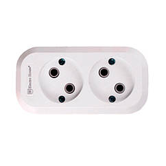 ElectroHouse Колодка 2 гнізда без заземлення