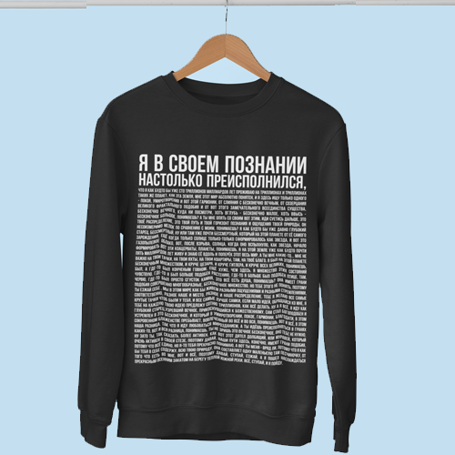 Світшот чоловічий Йде до річки
