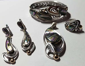 Комплект срібло Галіотис.