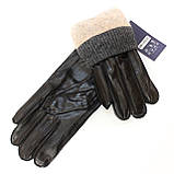 Чоловічі шкіряні рукавички з підкладом, фото 2