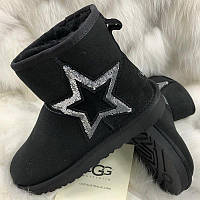 Жіночі UGG УГГ Австралія уги Mini Star міністар натуральні чорні Оригінал Розмір US 9 26 см