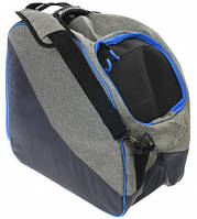 Лыжная сумка для ботинок и шлема Crivit PRO Ski-Tasche серая с синим