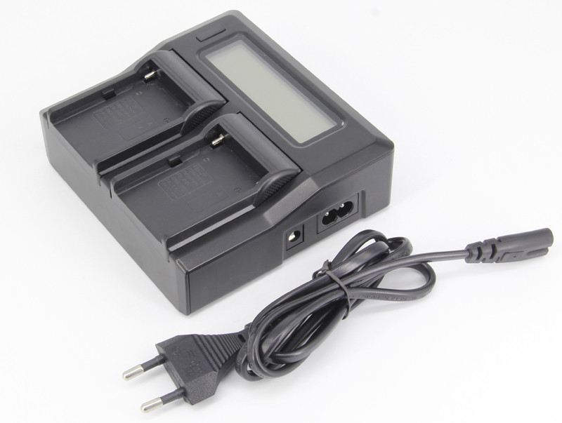 Профессиональное зарядное устройство J-DC-LCD для SONY A7 III, A7 IV, A9, A6600 (аккумулятор NP-FZ100) - фото 2 - id-p1257534376