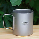 Титановий термокухоль туристичний Lixada 450 ml., фото 7