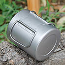 Титанова термокружка Tomshoo 450ml. туристичний., фото 4