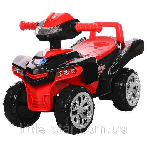 Дитячий квадроцикл толокар каталка Bambi M 3502-2-3 , чорно-червоний
