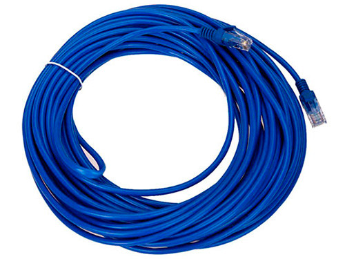 Патч - корд RJ45 17м , мережевий кабель UTP CAT5e 8P8C , LAN , синій