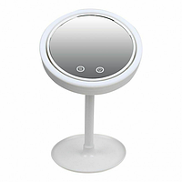 Зеркало настольное косметическое NuBrilliance Beauty Breeze Mirror с подсветкой и вентилятором