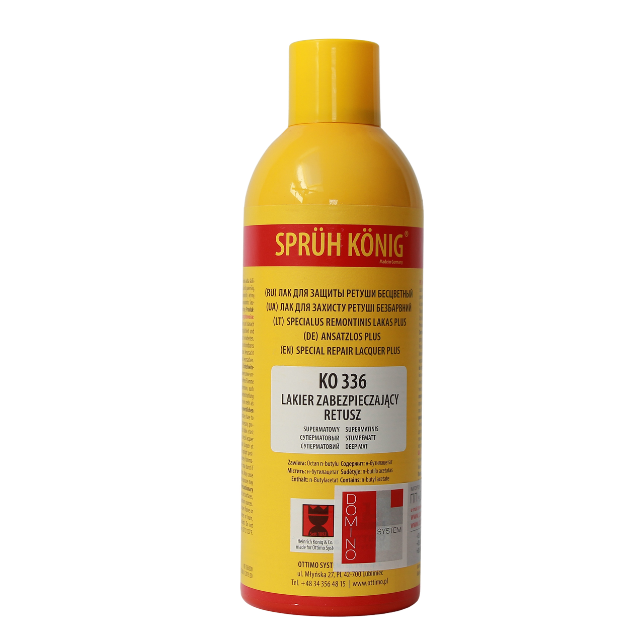 Реставрационный лак Ansatzlos PLUS шелковисто-матовый 400мл NC ...