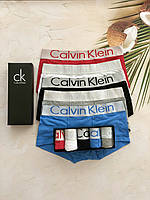 Классный набор мужских трусов Calvin Klein, нижнее белье Кельвин Кляйн, 5 отличных боксерок! Реплика!, фото 4