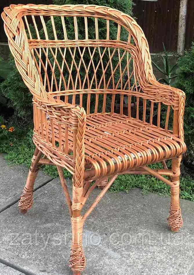 Кресло плетеное с натуральной лозы - фото 5 - id-p1257615969