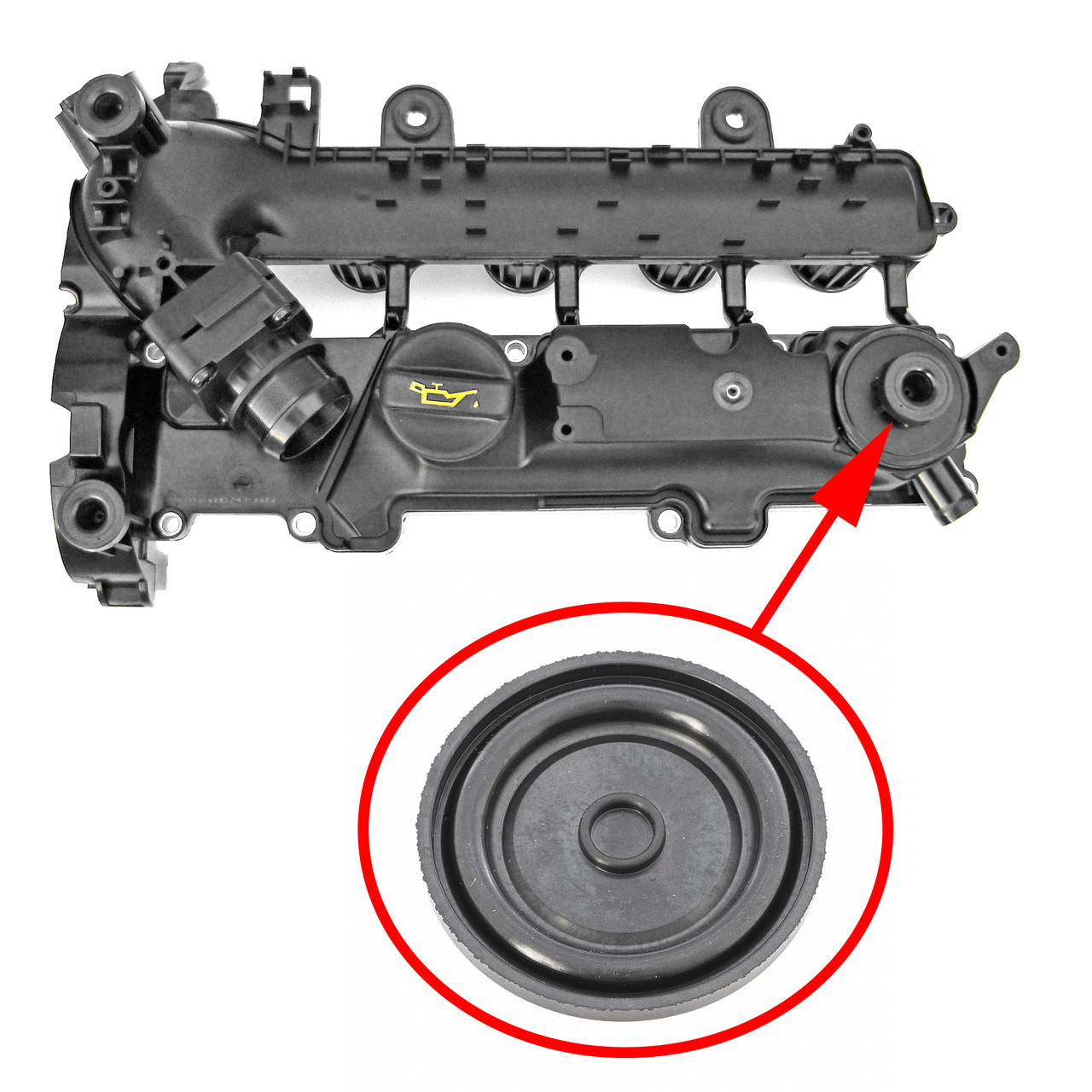 Мембрана колектора впускного Ford, Peugeot, Citroen 1.4 TDCI 1508414