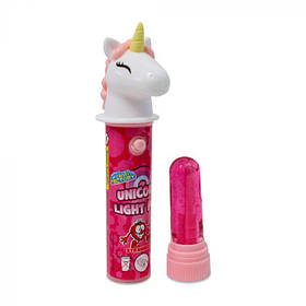 Цукерка з іграшкою Unicorn Light Pop strawberry 11g