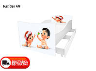 Детская кровать Kinder 68 Baby с ящиком для белья