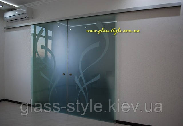 Скляні розсувні двері Agile-150 Dormotion (з доведенням дверей)