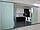 Скляні розсувні двері Agile-150 Dormotion (з доводом двері), фото 2