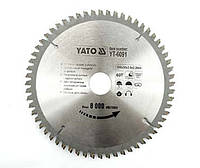 Пильный диск по алюминию Yato YT-6097