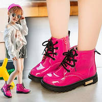 Модные ботинки на девочку рр 21-25 Детские ботинки для девочек Трендовые ботинки девочке
