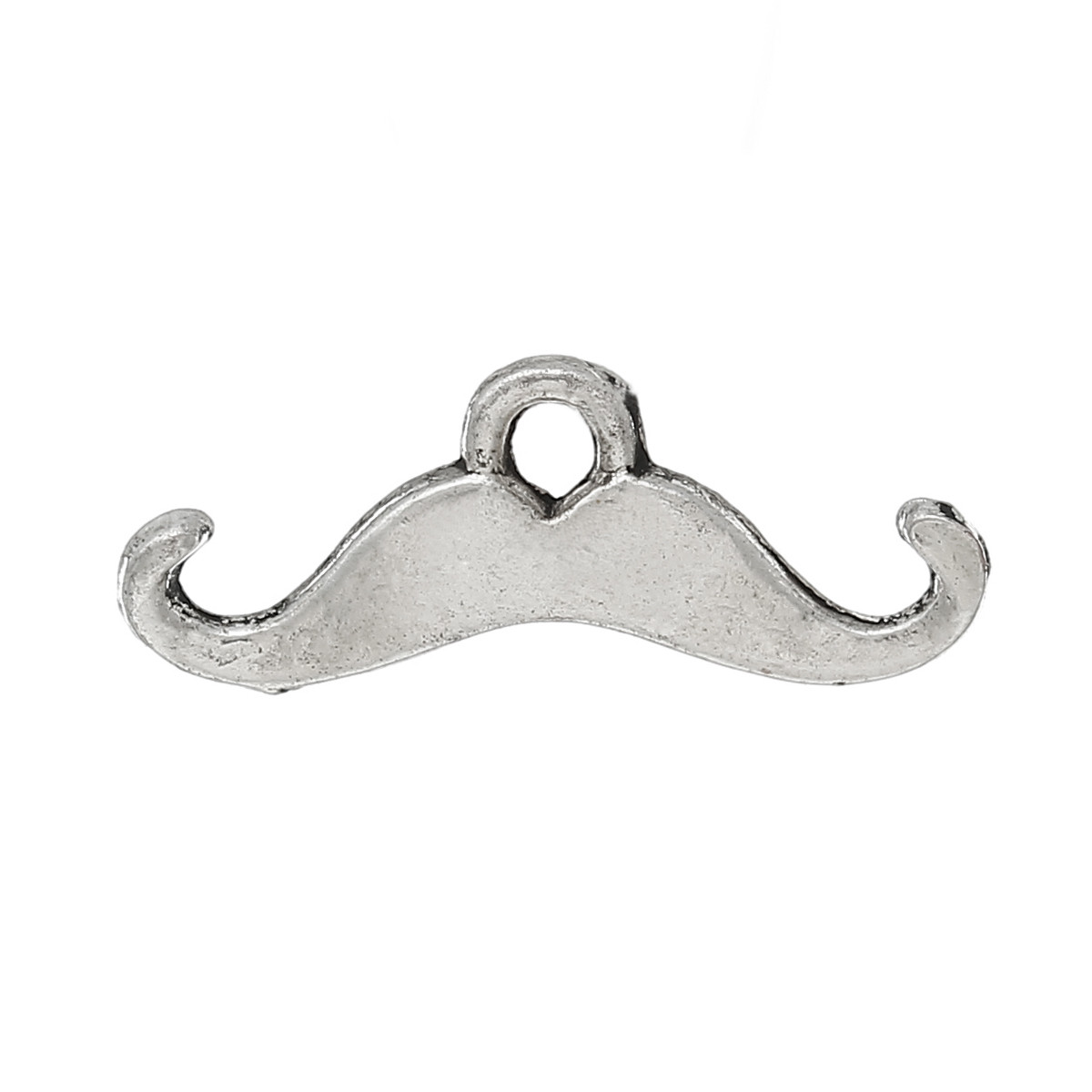 Підвіски металеві Finding Кулон вуса Античне срібло 16 мм x 6 мм