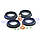 Монтажний комплект форсунки FOCUS C-MAX/FIESTA 2003-2007 (1.6 TDCI) (1366613/3M5Q6K780BB/HMPBK2Q9K546KIT) HMPX, фото 3