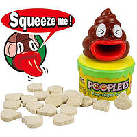 Конфеты с игрушкой Pooplets Poop Emoji Shaped Candy 1*15g