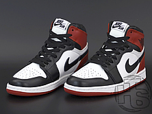 Жіночі кросівки Air Jordan 1 Retro High Black Toe White/Varsity Red 575441-184, фото 3