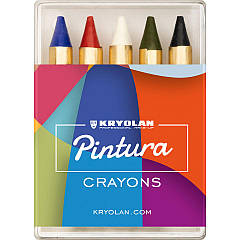 Грим-олівці PINTURA CRAYONS 5 COLORS, 5 відтінків