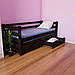 Ліжко дитяче дерев'яне Соня з додатковим спальним місцем (масив бука), фото 3