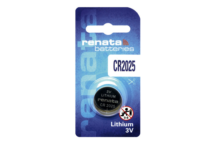 Батареї літієві CR2025 3V 1/10шт. Renata