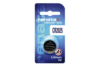 Батареї літієві CR2025 3V 1/10шт. Renata