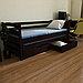 Ліжко дитяче дерев'яне Бонні з додатковим спальним місцем (масив бука), фото 2